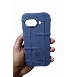 Google Pixel 9a Rugged Shield Case – Heavy Duty Grip (Navy Blue)