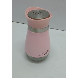 Modern Glass Salt and Pepper Shaker - Clear Spice Dispenser with Stainless Steel Lid - Ergonomic Seasoning Bottle for Kitchen & Dining Table