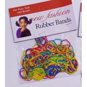Mini Coloured Elastic Kids Hair Rubber Bands