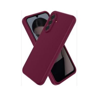 Samsung Galaxy A17 4G/5G Original Premium Soft Matte Silicone Cover-Maroon