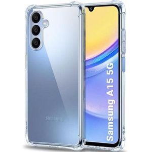 Galaxy A15 5G Shockproof Soft TPU Case Cushioned Edges for Ultimate Protection Back Cover Case for Samsung A15 (TPU, Transparent)