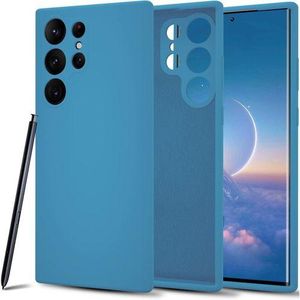 Shockproof Silicone Case Microfiber Lining Cover For Samsung Galaxy S22 Ultra 5G 6.8 Inch