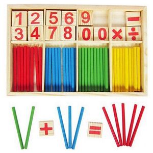 Montessori Learning Materials – Wooden Counting Sticks & Number Matching Board 