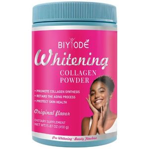 Organic Whitening Collagen Powder For Pro Whitening And Beauty Flawless Skin Advanced Nutritive Matrix Formulated To Facilitate Melanin Regulation And Enhance Cellular Luminosity