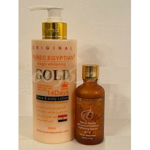Egyptian Magic Skin Tone Gold Body Lotion And Serum