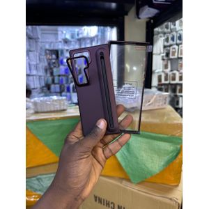 Samsung Z Fold 6 Slim hard pc with inbuilt stylus pen,Camera stand and HD front screen protector