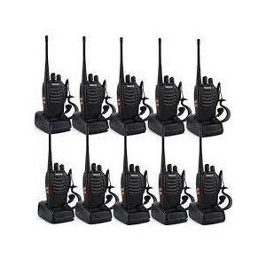  BF-888s Walkie Talkie Radio Calls 5Km -10 Pieces With FREE Earphones