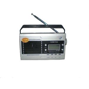 4 Bands Sonitec ST-4848 Portable FM Radio Clear Sound with Ultra Long Antenna 