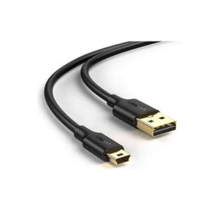 Ugreen US132 USB-A to Mini USB Cable 0.25M – Mini USB Data & Charging Cord for Camera, GPS, MP3 & Controllers