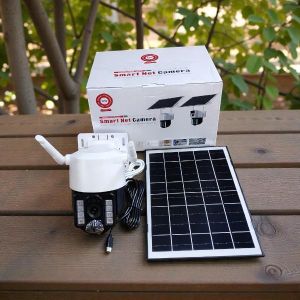 Vandal Proof 4G PTZ Solar Camera Outdoor Security with Metal Body and Instant Alerts