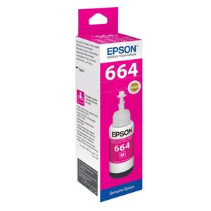 Epson T6643 Genuine MAGENTA ink bottle 70ml