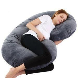 Imported Velvet C Shape Pregnancy Pillow