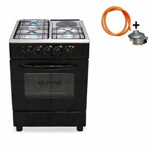 AILYONS  50*55 Cooker Standing Gas 3+1 Hotplate Electric Oven with free gifts