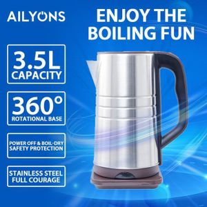 3.5 Litre Stainless Steel Electric Water Heating Kettle & Dispenser