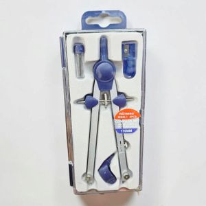 4-piece precision compass set for technical drawing