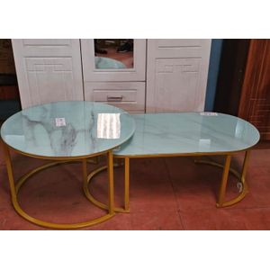 2 in 1 Marble nesting coffee table 