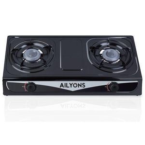 AILYONS Energy Efficient 2 Gas Burner,Gas Table Top Cooker