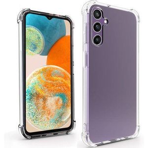 Galaxy A25 5G Case Clear Unisex Shockproof Flexible TPU Slim Fit Transparent Protective Phone Crystal Clear for Samsung A25 Cover (Clear)