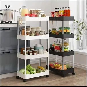 4 Tier Multipurpose storage rack with wheels.