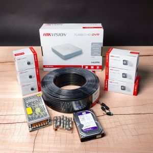 Hikvision  6 1080P Full HD 2MP Remote Monitoring High Definition CCTV Cameras Complete System Kit with 8 Channel DVR +500GB Harddisk