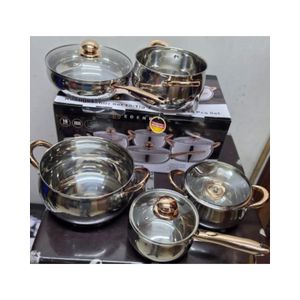 10 PC Eden Burg Pot Stainless