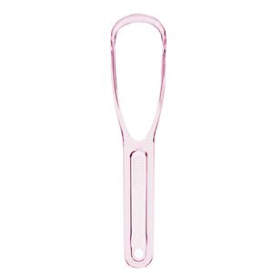 10Pcs Tongue Brush Long Handle Silicone Tongue Scraper Tongue Cleaner Helps  Fight Bad Breath for Tongue Mouth(Pink)