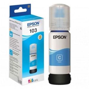 103 EcoTank Cyan Ink Bottle 65ml (C13T00S24A)