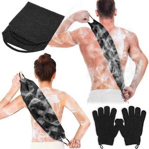 Exfoliating Back Scrubber & 1pair of free exfoliating gloves