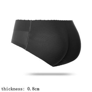 Sensual Lady Women's Butt Lifter Padded Panties,Butt Hip Enhancer Padded  Underwear Push Up Panties | Inbuilt Non Remove Sponge Pads | Skin/Black