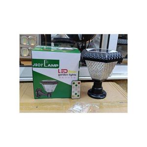 JSOT Solar Gate/Garden Lights, Outdoor lights with RGB (multi-color), Warm White (WW), and White (WH) options