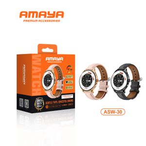 Amaya Lumea ASW-30 AMOLED Smart Watch – Bluetooth Calling, Extra Strap