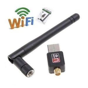 Wireless USB WiFi Dongle 300Mbps Network Card with Antenna for Desktops, Pc, laptops etc