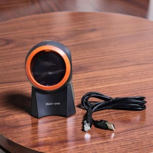 Efficient Workflow Long Lifespan 1D & 2D Desktop Table Mount Laser Barcode Scanner Reader 