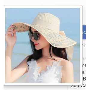 Girls Straw Hat Sunny Beach Women's Summer Hat Milk White / 55-58cm