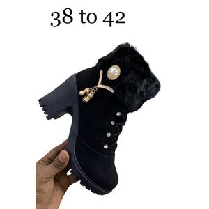 Fashion Ladies British Style Lace Up Women's Boots Casual Non-Slip