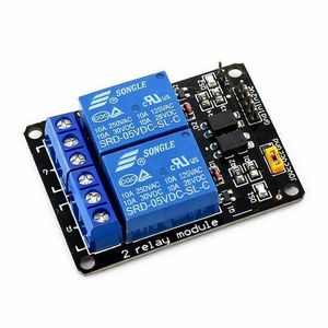 Arduino 2 Channel Relay Module 5V – Dual Relay Switch Module for Home Automation & DIY Projects