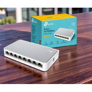 	Tp-link High Efficiency Instant Setup 8-Port 10/100Mbps Desktop Switch 