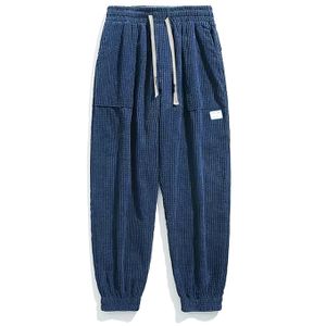 New Autumn Winter Corduroy Sweatpants Men Baggy Joggers Fashion