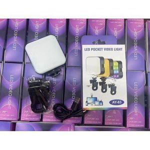 AY-83 LED RGB Slim Pocket Light – High-Power Video Fill Lamp for Outdoor and Indoor Content Shooting