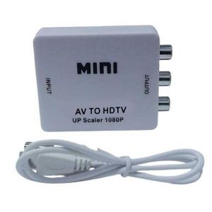 Durable Quality Mini Plug-and-Play HDMI2AV 1080P FULL HD HDMI to AV/RCA CVBS HDTV to AV Adapter Video Audio Converter Box
