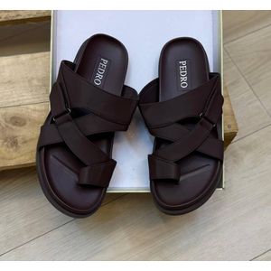 LATEST SANDAL FOR MEN COFFE BROWN  PEDRO