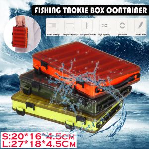 Generic Tackle Box Double Sided Pesca Accessories Bait Case Box