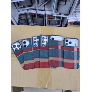 Apple iPhone 17 Air Tribal Carbon Fiber MagSafe Compatible Magnetic Phone Case Shockproof Slim Protective Back Cover with Anti-Scratch Texture, Raised Camera Guard, Comfortable Grip & Durable Protection