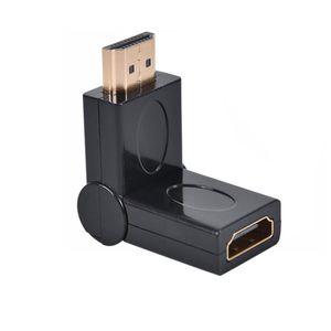 180° Rotate HDMI Male to Female Connector Extender For 3D 1080P HDTV XBOX PS3