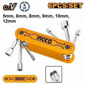 Ingco HFND0601 6 Pcs folding nut driver set