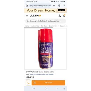 carburetor and choke cleaner carb