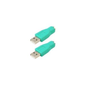 1piece USB Male To PS2 Female Adapter Converter Connector For Keyboard Mouse Mouse Mice Easy To Use Simple And Convenient.