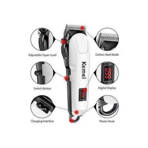 Kemei Original ELECTRIC SHAVER. NEW ARRIVALS BEST QUALITY Rechargeable Hair Shaver Clipper /Shaving Machine . Adopt Stainless Steel Blade Which Is Durable Non-irritating Trimming On Even Sensitive Skin