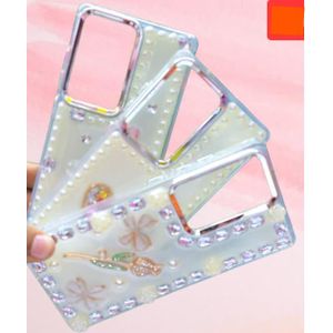 Unique Transparent Crystal Phone Case for Samsung Galaxy A17 – Elegant Protective TPU Case