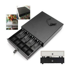 POS Cash Drawer Box 4 Bill 5 Coin Tray